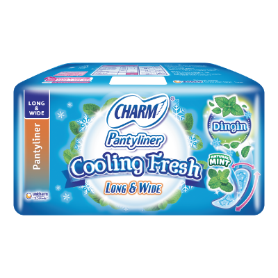 CHARM Pantyliner Cooling Fresh &ndash; Long & Wide