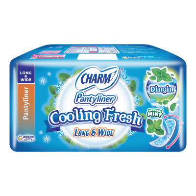 CHARM Pantyliner Cooling Fresh &ndash; Long & Wide