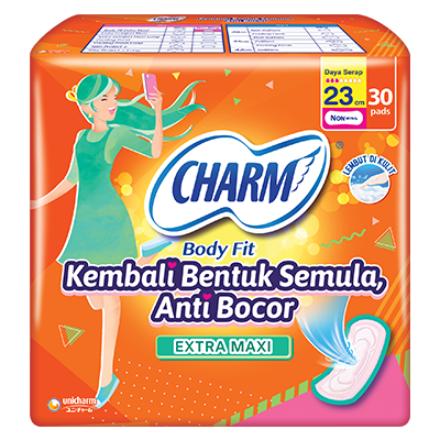CHARM Body Fit&reg; Extra Maxi &ndash; Non Wing 23cm