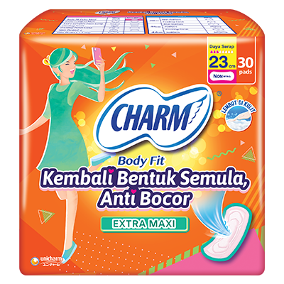 CHARM Body Fit&reg; Extra Maxi &ndash; Non Wing 23cm