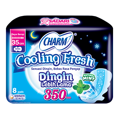 CHARM Cooling Fresh - dingin Night Wing 35cm
