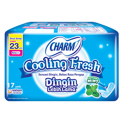 CHARM Cooling Fresh - dingin Non Wing 23cm